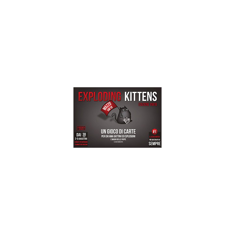 Asmodee - Exploding Kittens: Edizione per 2 Giocatori - Edizione in Italiano