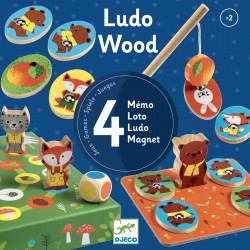 Ludo Wood 4 in 1